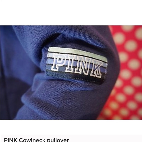 VS PINK Cowl Neck Pullover - Picture 6 of 7